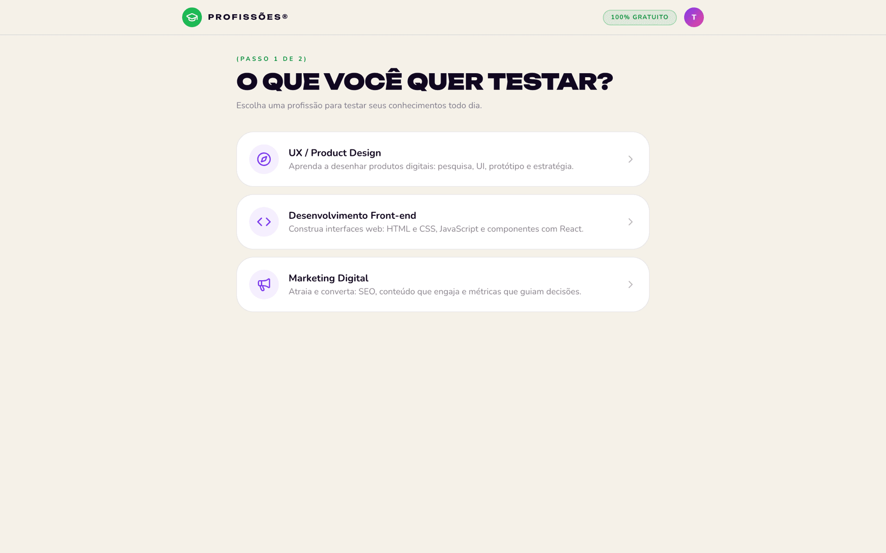 Onboarding & self-assessment